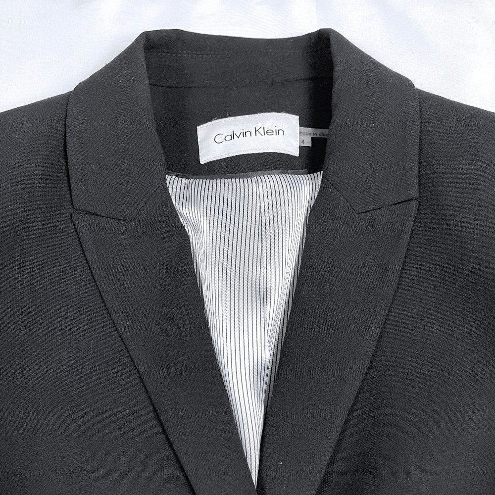 Calvin Klein black blazer/jacket 4 - Picture 3 of 9
